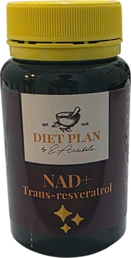 Bote de Diet Plan by E. Arrebola, NAD+ Trans-resveratrol.